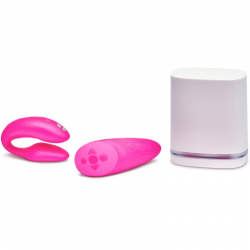 we vibe chorus vibromasseur couples avec contrôle de compression rose_3