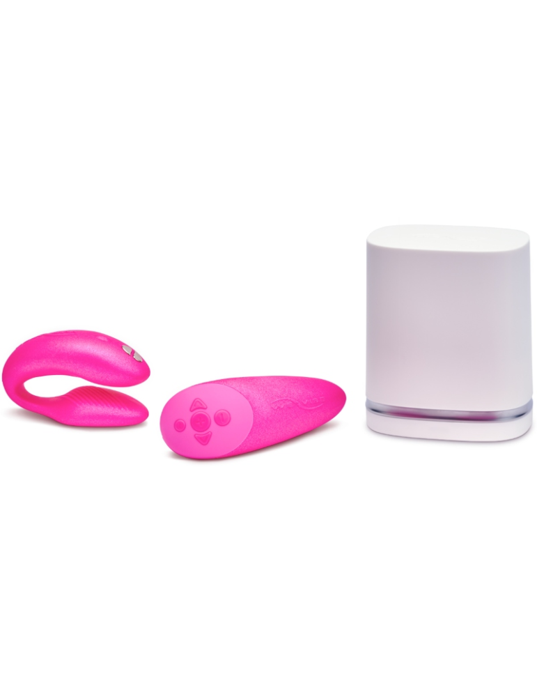 we vibe chorus vibromasseur couples avec contrôle de compression rose_3