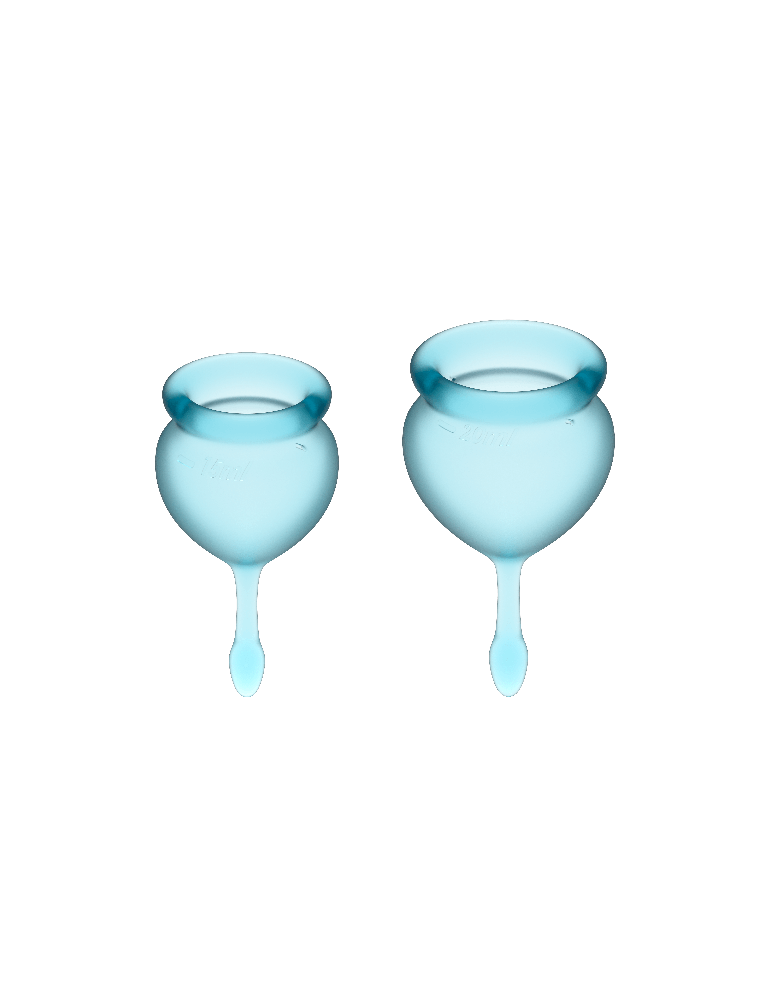 satisfyer feel good kit coupe menstruelle bleu clair 15 + 20ml