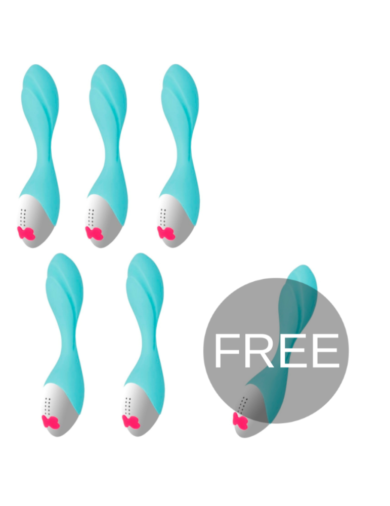 happy loky mini fun vibromasseur 5 + 1 gratuit