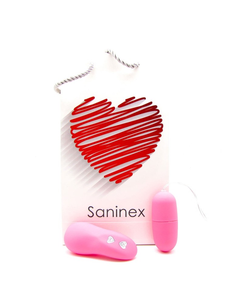 œuf vibrant sans fil saninex rose_2