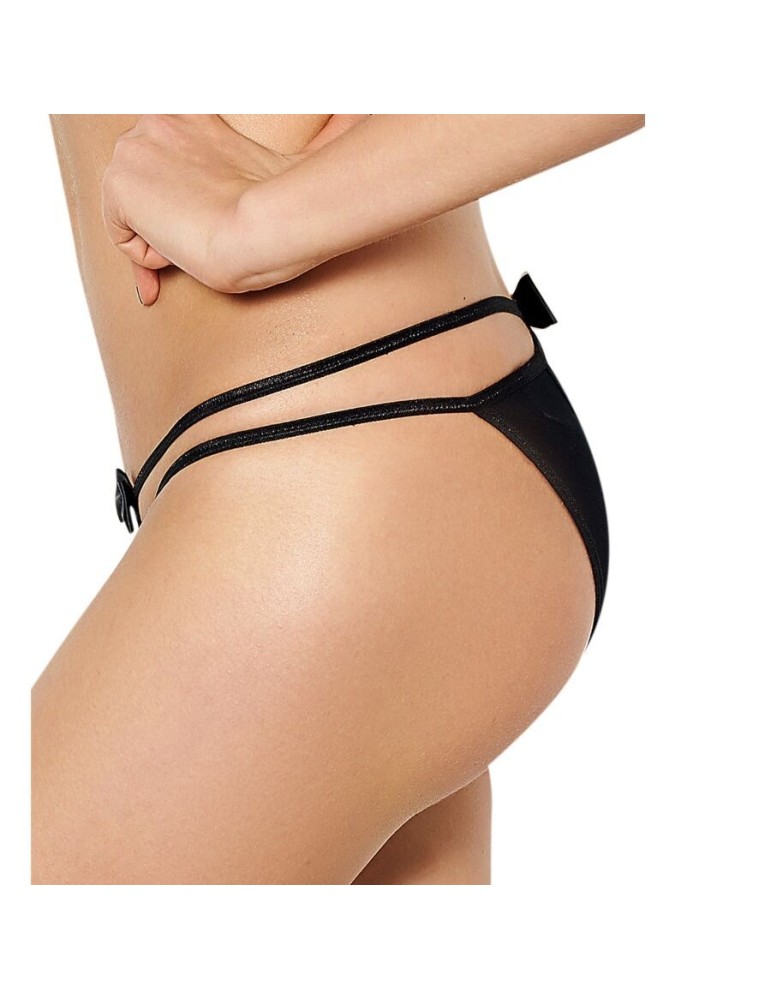 culotte de lingerie queen avec double sangle et nœud_3