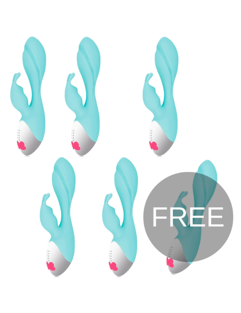 happy loky miki vibromasseur lapin 5 + 1 gratuit