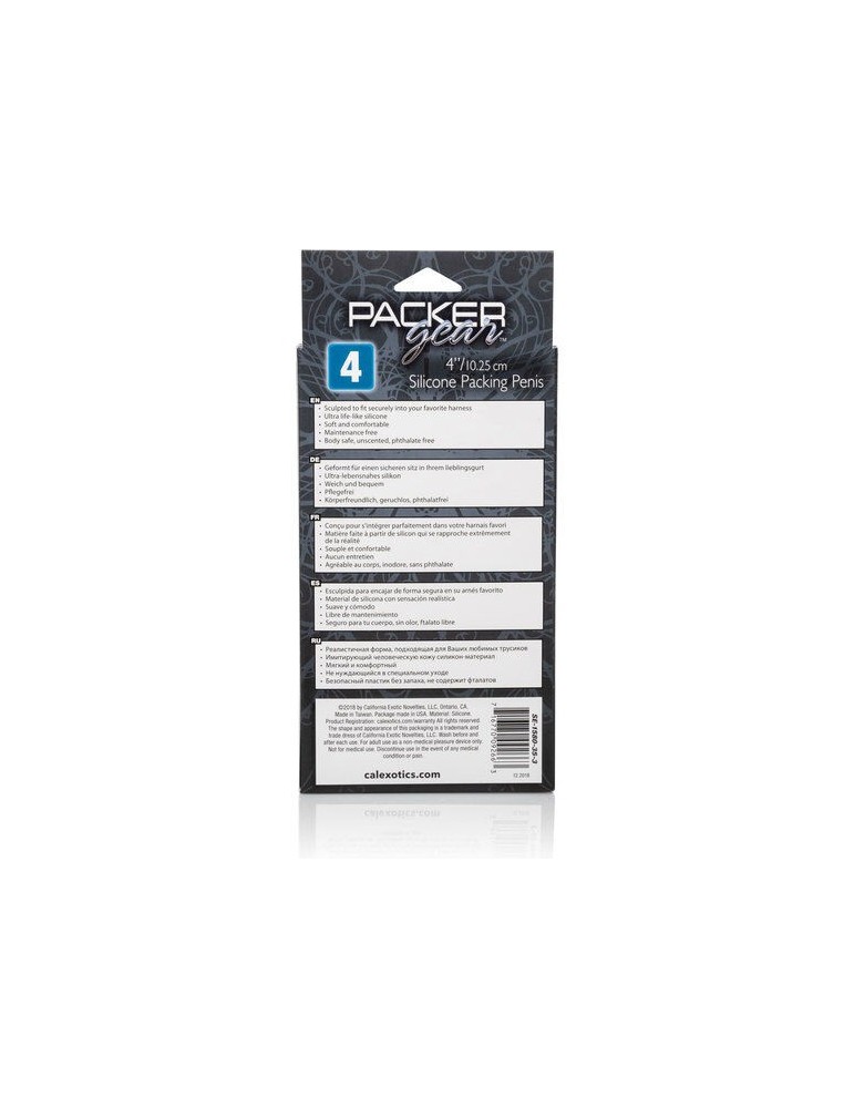 emballage pénis silicone pénis 10cm noir_2