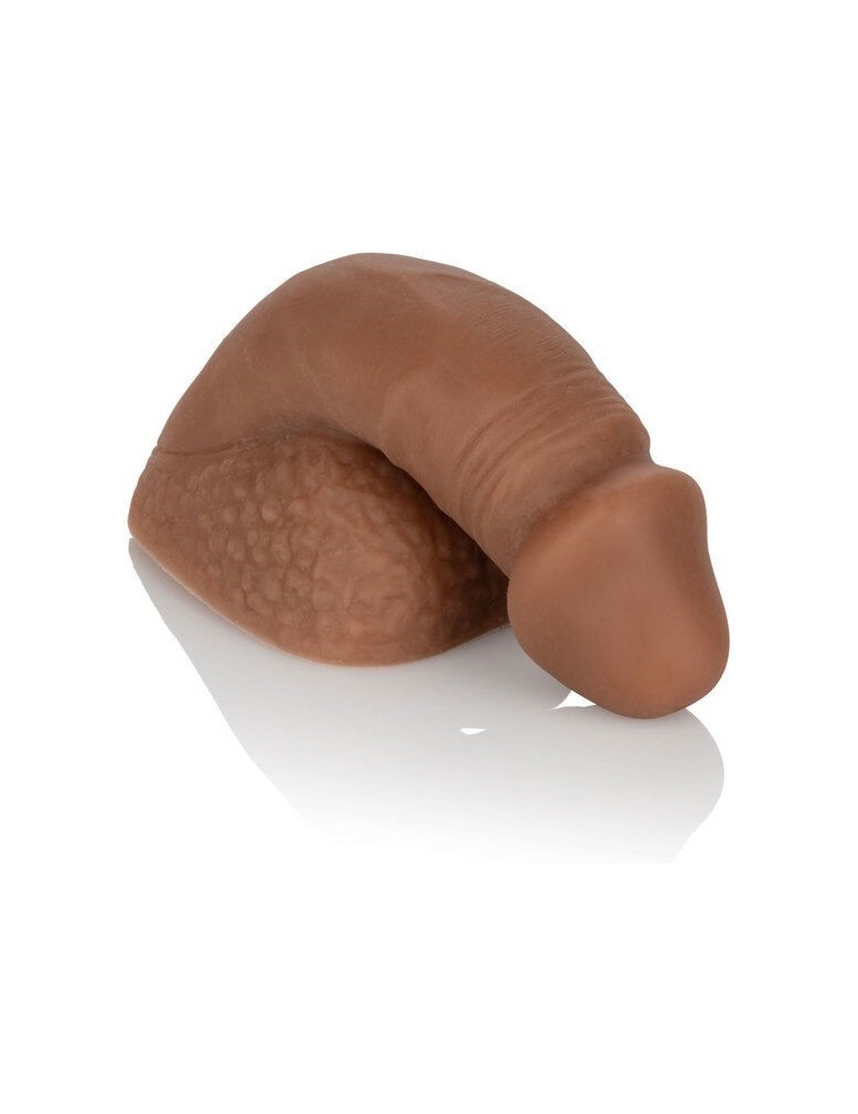 emballage pénis silicone pénis 10cm marron