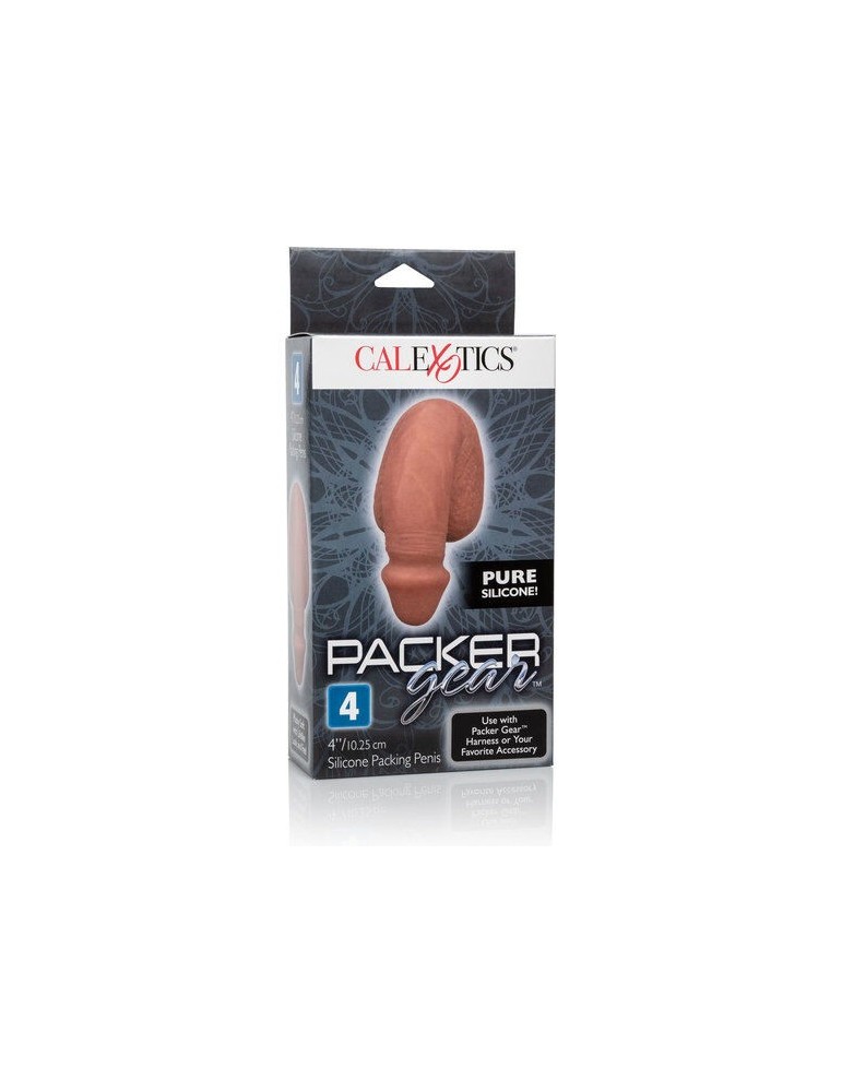 emballage pénis silicone pénis 10cm marron_2