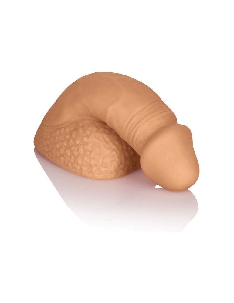 pénis d'emballage en silicone calex 10,25 cm caramel