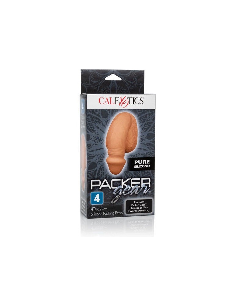 pénis d'emballage en silicone calex 10,25 cm caramel_3
