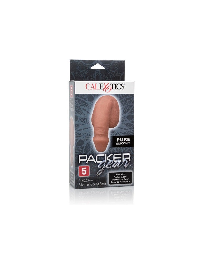 emballage pénis silicone pénis 12.75cm marron_2