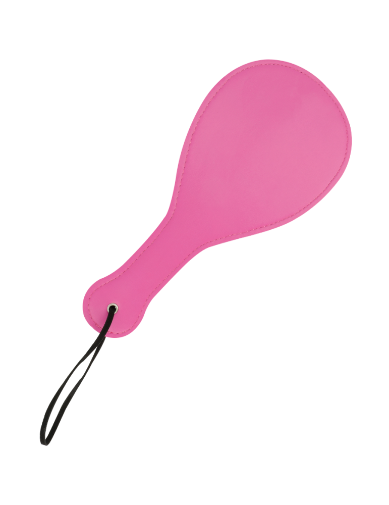 large pelle en cuir synthétique rose