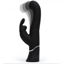 vibromasseur stimulateur de point g noir happy rabbit_3