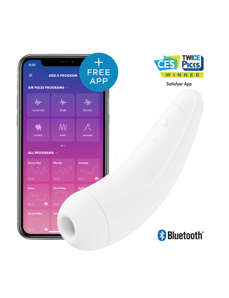 satisfyer curvy 2 + - blanc