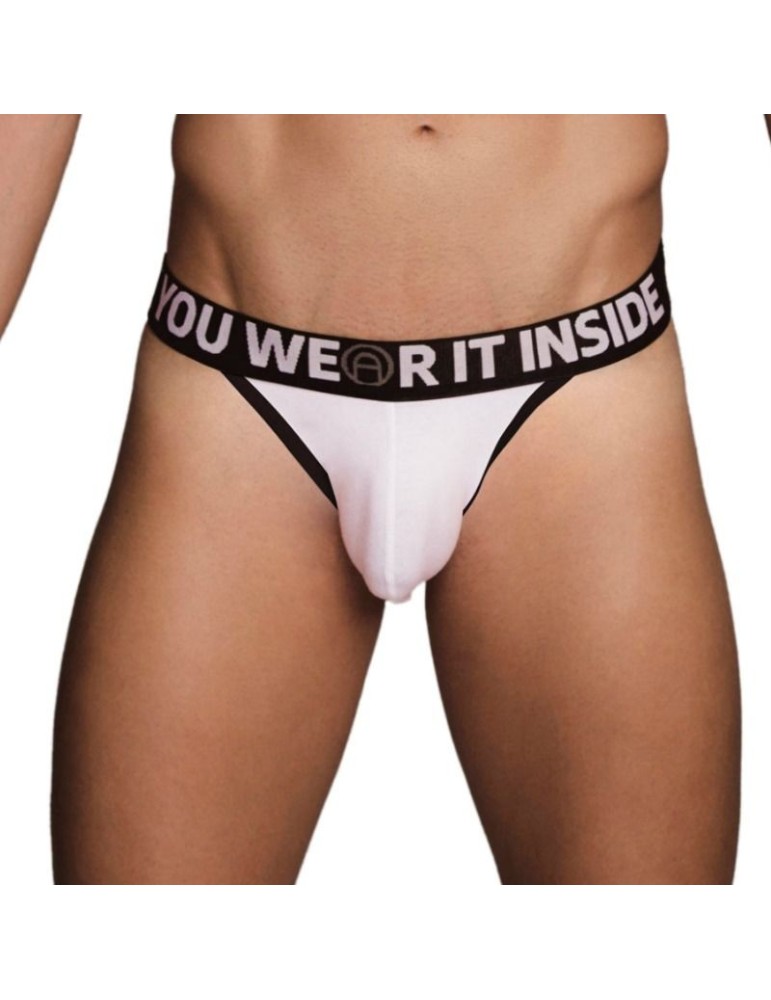 Macho - taille de string blanc mx081_4