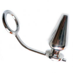 anneau en acier dur avec plug anal 80 mm x 50 mm