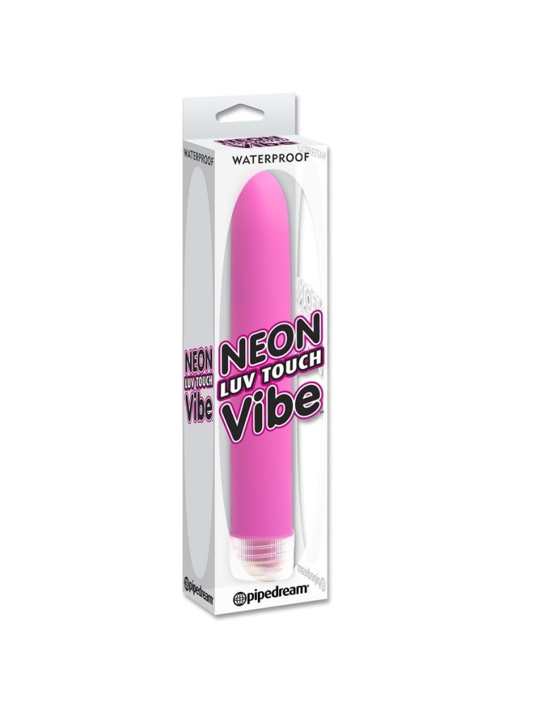 vibromasseur rose fluo luv touch