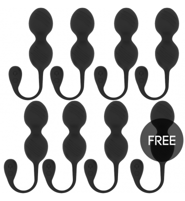 rithual nisha rechargeable kegel balls vibrating noir 7 + 1 gratuit