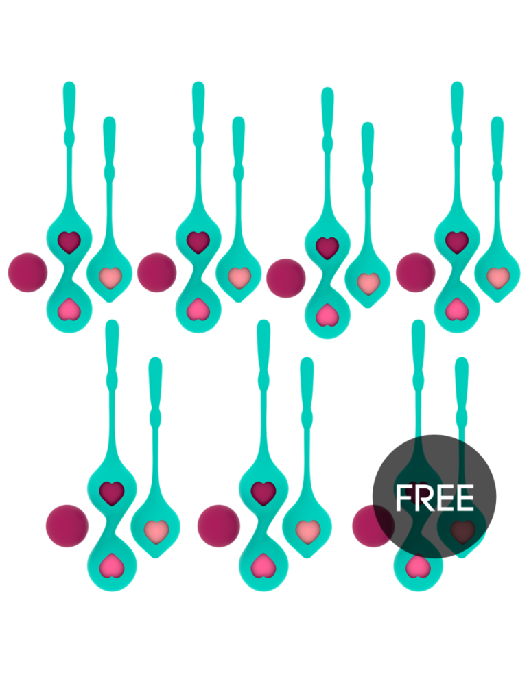 rithualdeva set d'entraînement pelvien vert aqua 6 + 1 gratuit