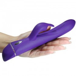 ovo - vibromasseur k6 avec stimulation du point g lapin et lilas_5
