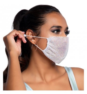 leg avenue harlow rhinest masque blanc_3