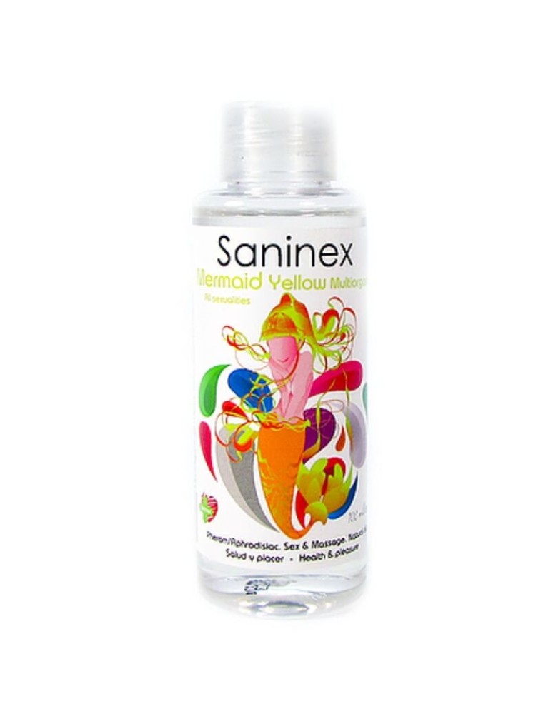 saninex huile de massage sirène jaune 100 ml