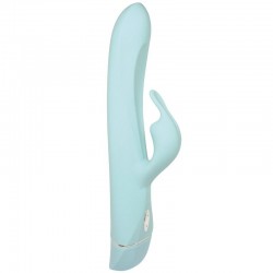 ovo - vibromasseur k6 avec stimulation lapin et point g turquoise_3