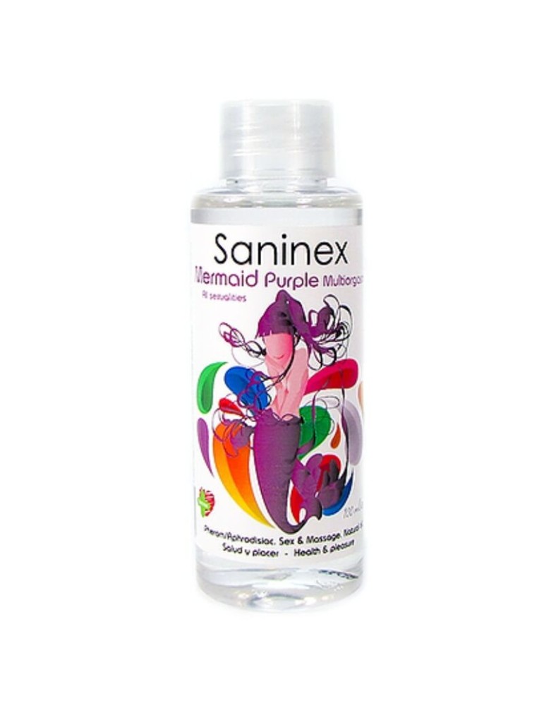 saninex huile de massage sirène violette 100 ml
