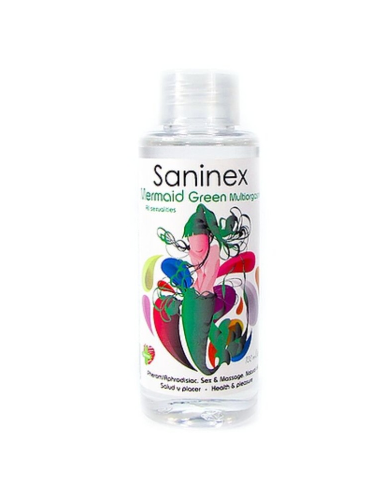 huile de massage saninex sirène verte 100 ml