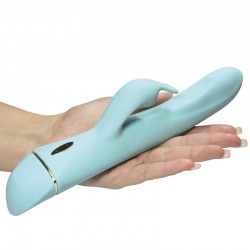 ovo - vibromasseur k6 avec stimulation lapin et point g turquoise_4