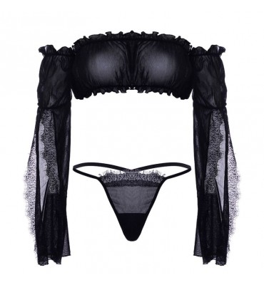 leg avenue set bandeau + string taille unique_4