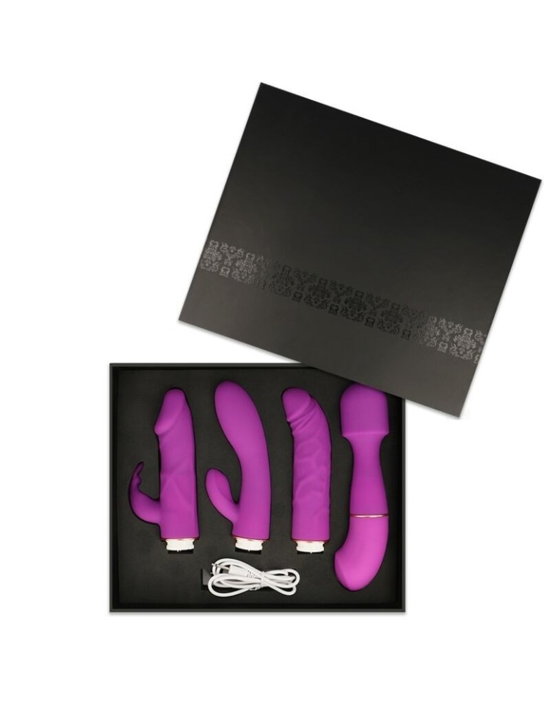 moteur vibromasseur 4 en 1 + couvercles stimulants