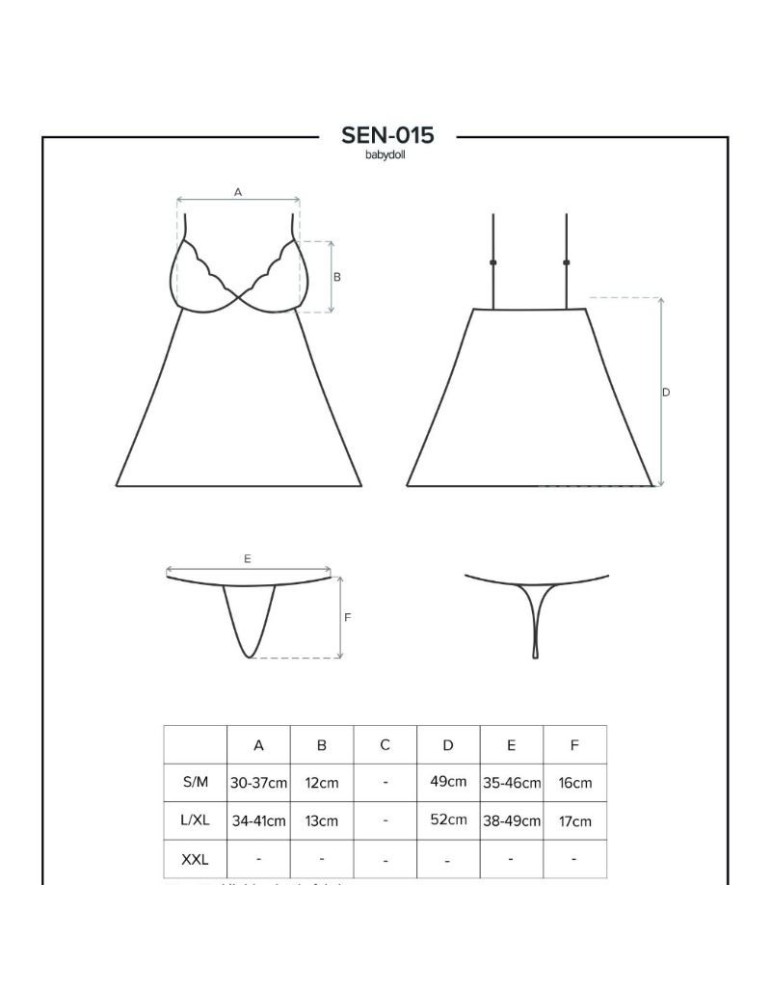 sensuel obsessive - babydoll et string sen-015_4