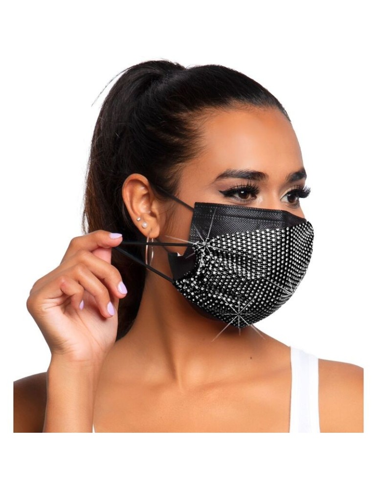 leg avenue harlow rhinest masque noir_2