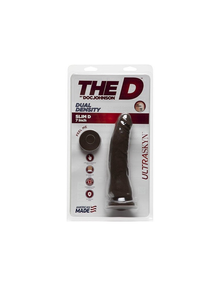 doc johnson ultraskyn slim dildo 17 cm marron_2