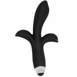 simplicité - vibromasseur sinclaire avec double stimulateur - noir