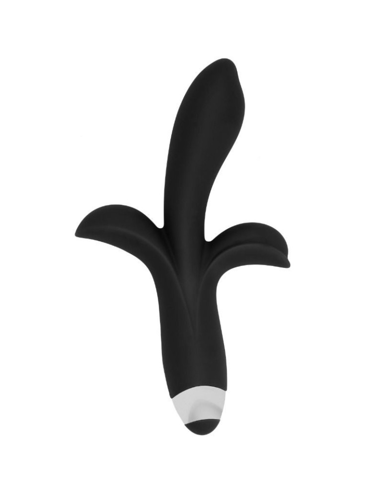 simplicité - vibromasseur sinclaire avec double stimulateur - noir