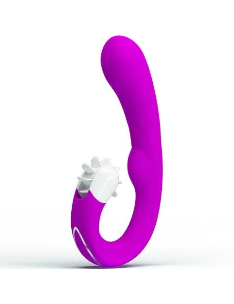 ctype pretty love - vibromasseur rechargeable magic tongue avec langue