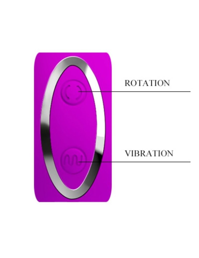 ctype pretty love - vibromasseur rechargeable magic tongue avec langue_8