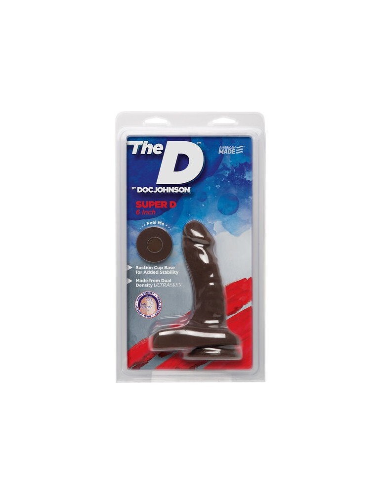 doc johnson le super d pénis réaliste 16,5 cm marron_2