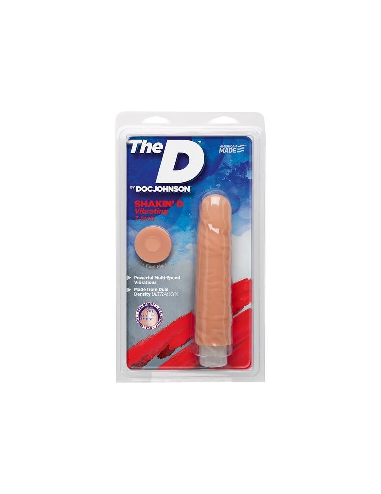 vibromasseur réaliste doc johnson shakin 18 cm naturel_2