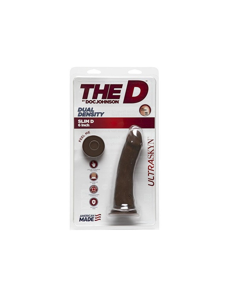 doc johnson slim réaliste pénis 16,50 cm marron_2