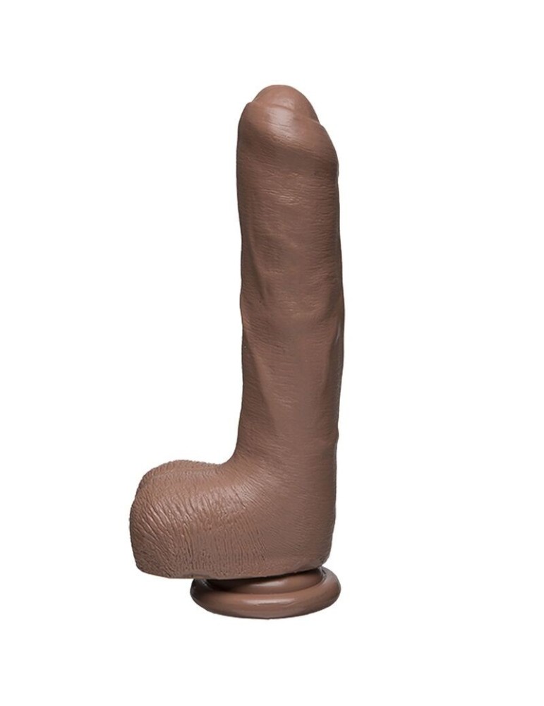 doc johnson uncut d - pénis réaliste firmskyn 22cm caramel