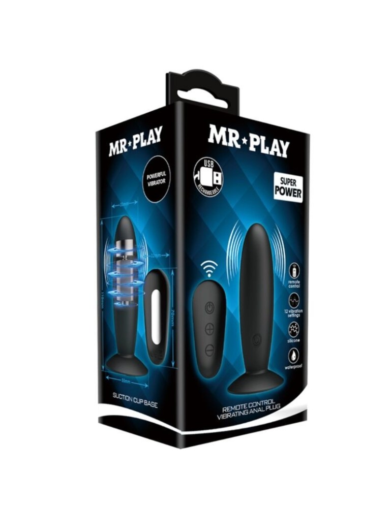 pretty love mr play plug anal avec vibration 11 cm_8
