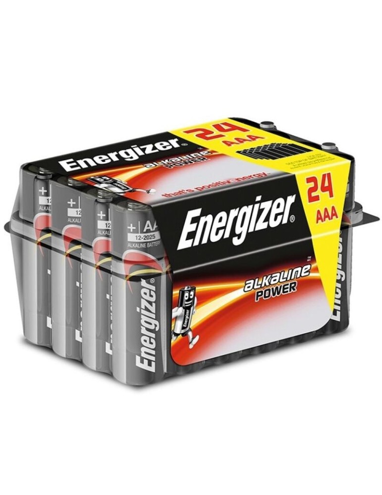 pile alcaline de puissance alcaline énergiseur aaa lr03 pack * 24