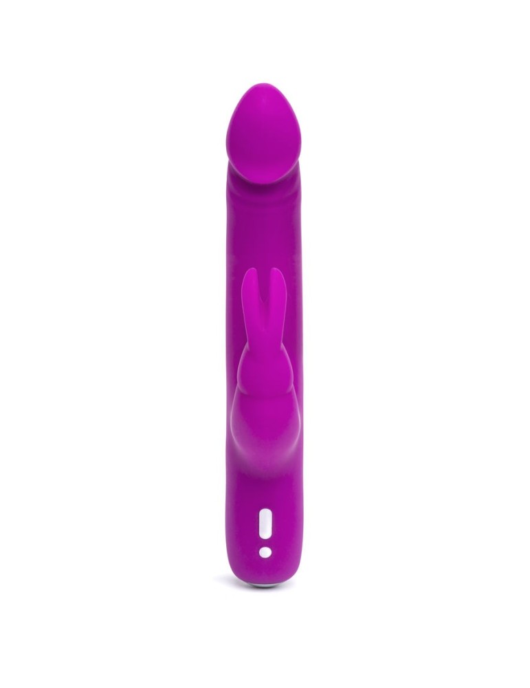 vibromasseur fin lilas réaliste happy rabbit