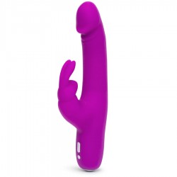 vibromasseur fin lilas réaliste happy rabbit_4