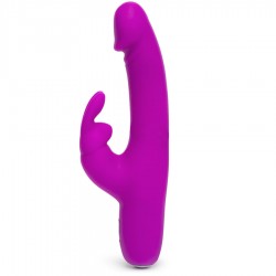 vibromasseur fin lilas réaliste happy rabbit_5