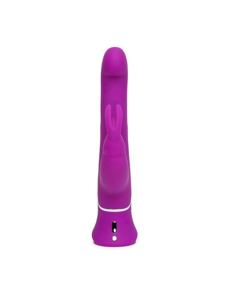 vibromasseur happy rabbit avec boules de point g lilas