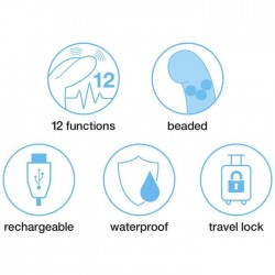 vibromasseur happy rabbit avec boules de point g lilas_3