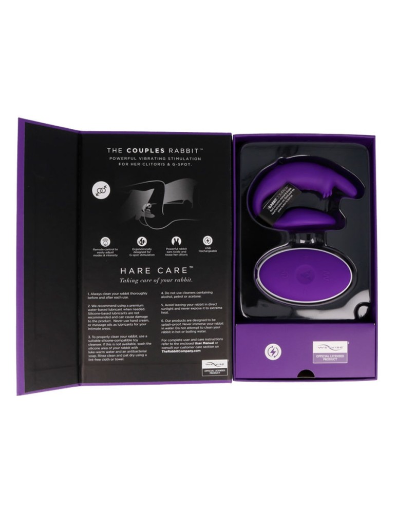 rabbit télécommandé coubles by we vibe lilas_4