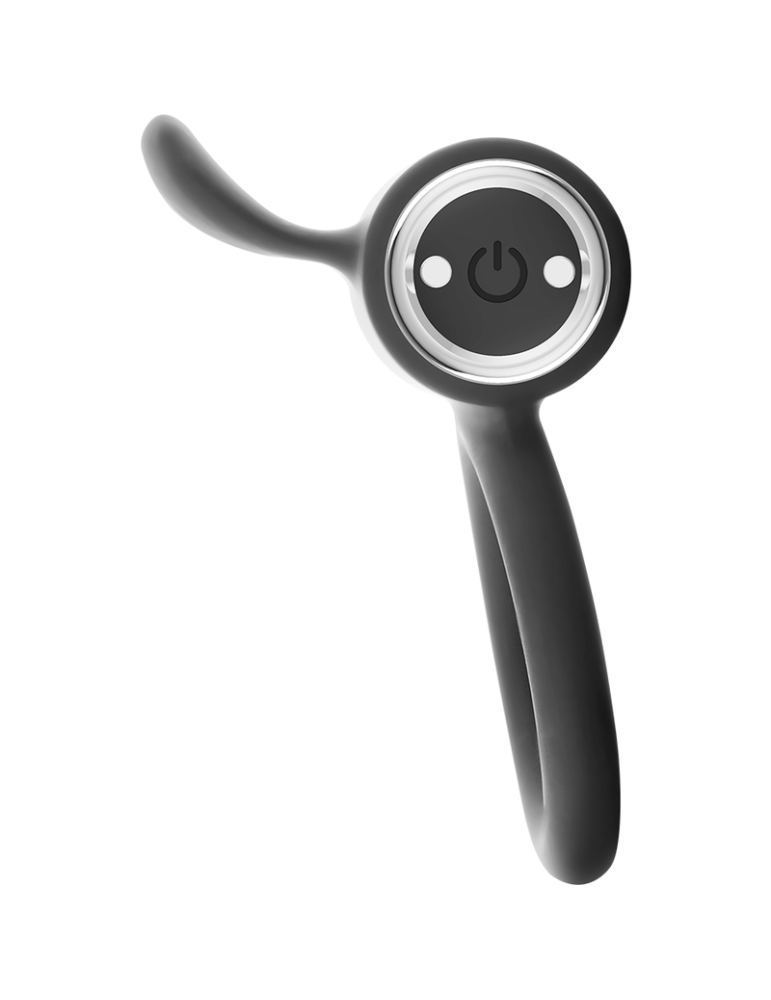 anneau rechargeable cameron noir et argent 10v argent_3